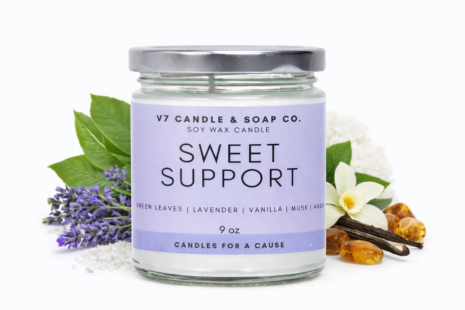 candles from V7 Candle and Soap Co.