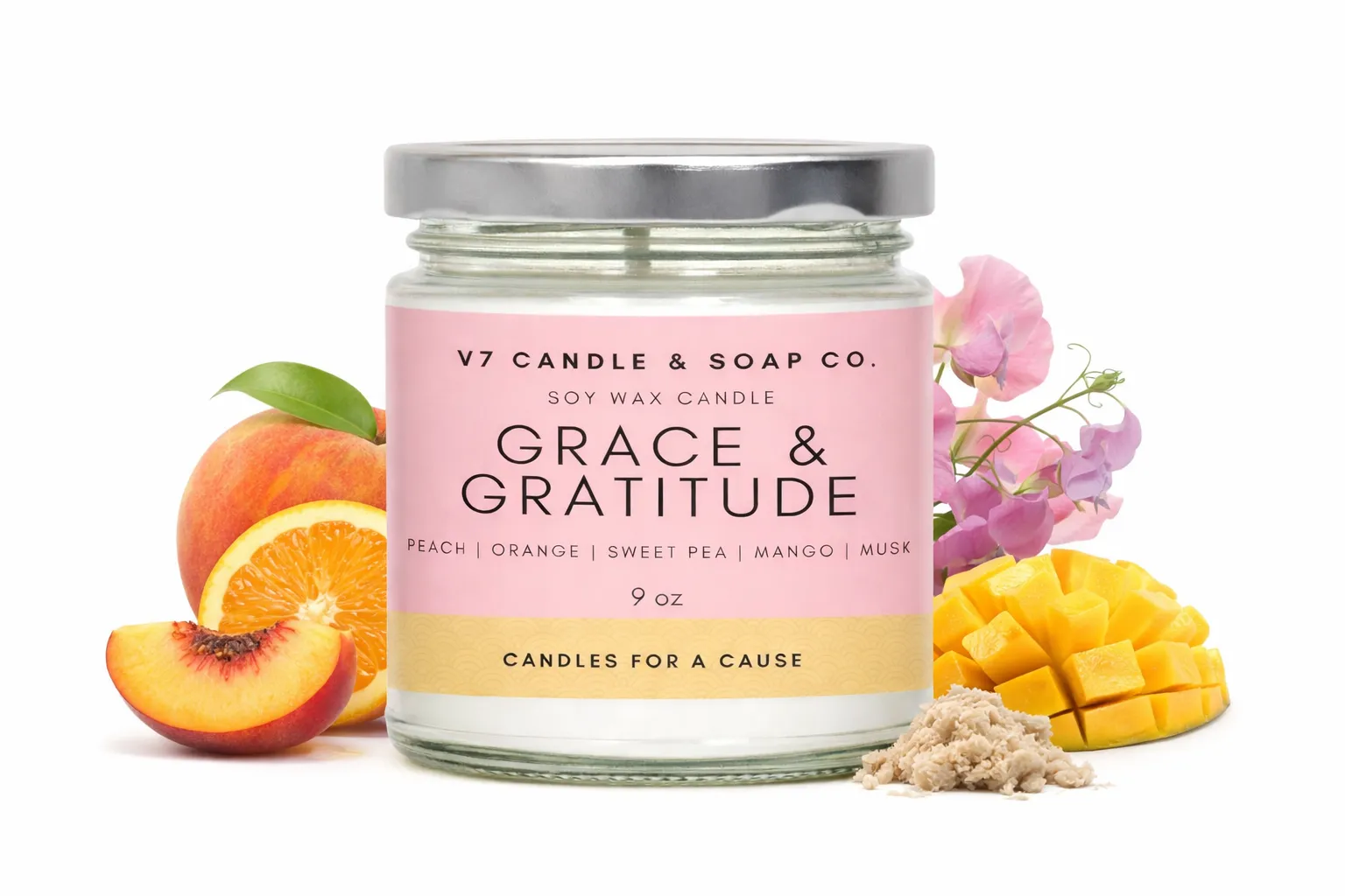 candles from V7 Candle and Soap Co.