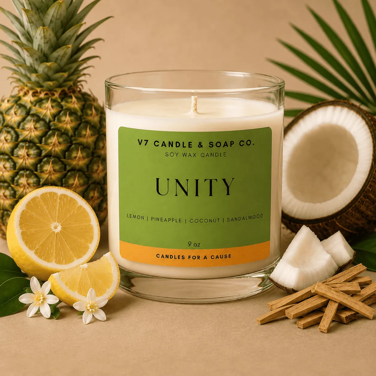 candles from V7 Candle and Soap Co.