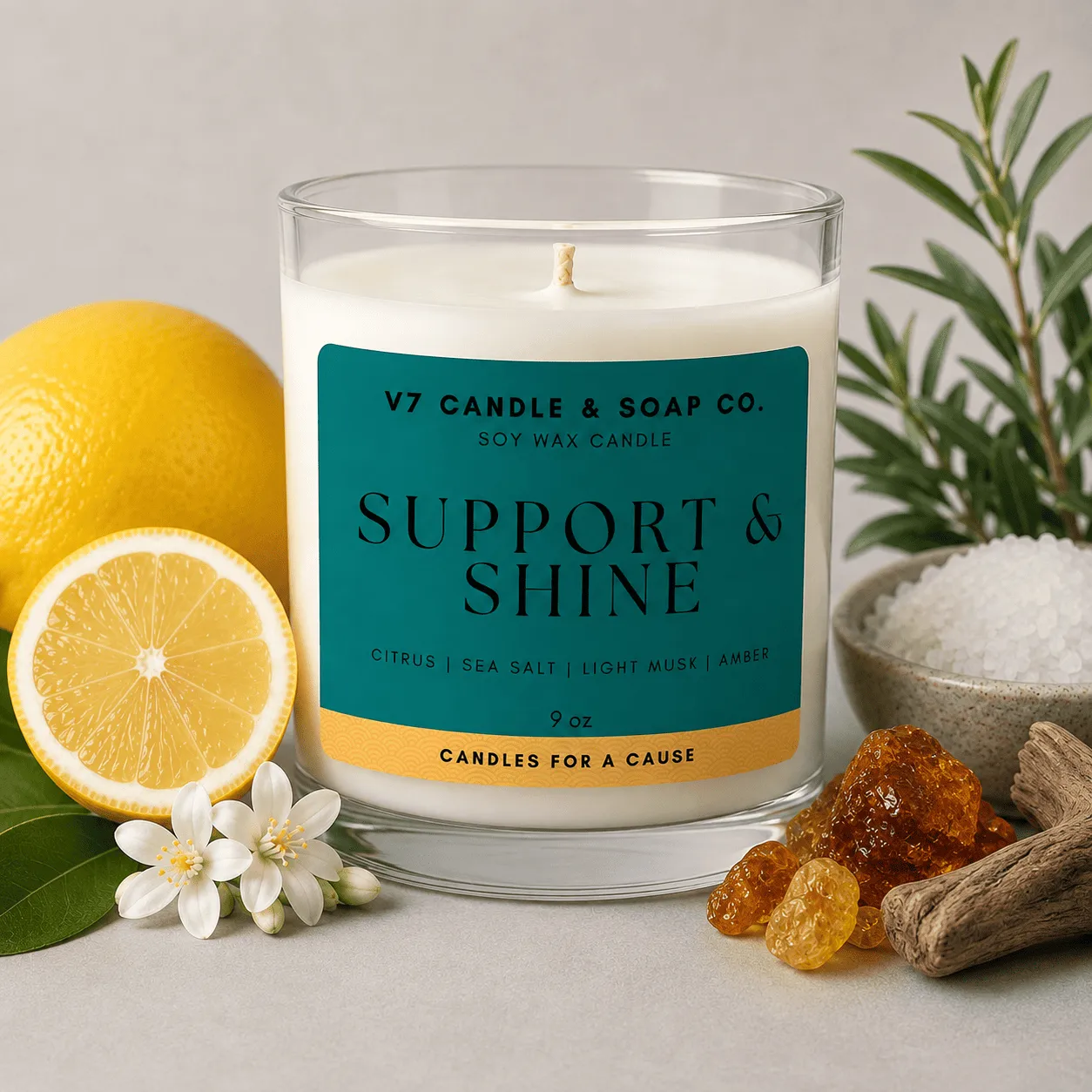 candles from V7 Candle and Soap Co.