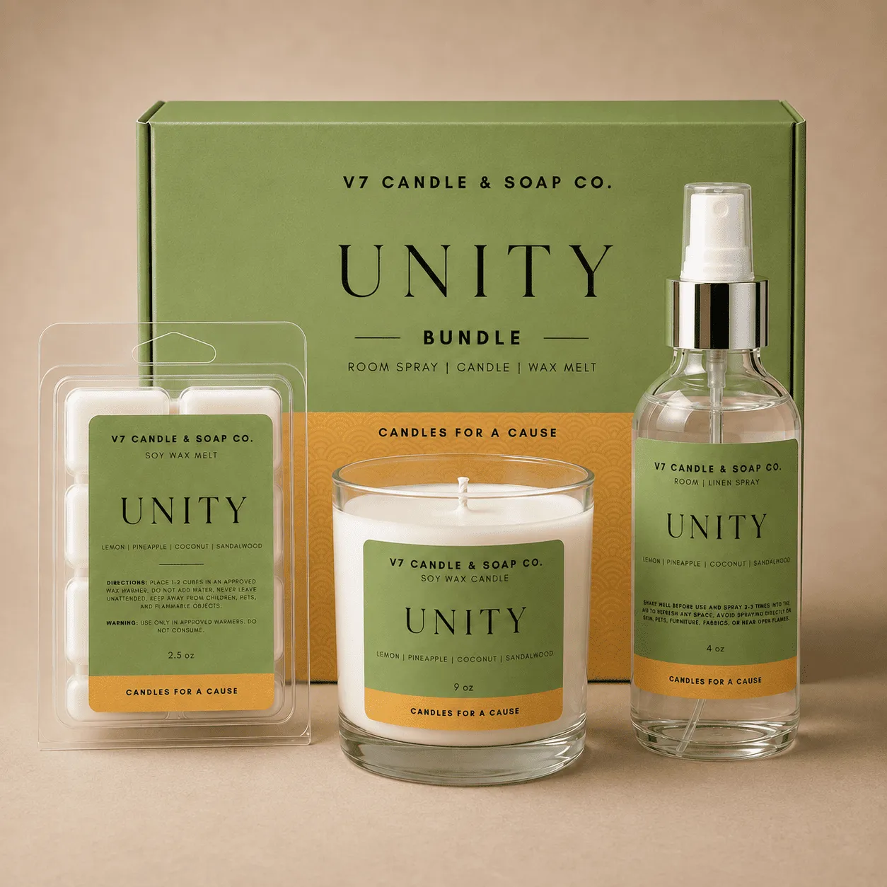 candles from V7 Candle and Soap Co.