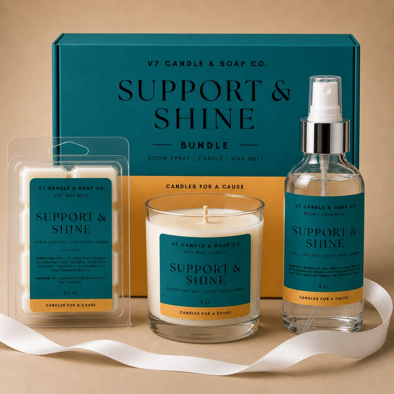 candles from V7 Candle and Soap Co.