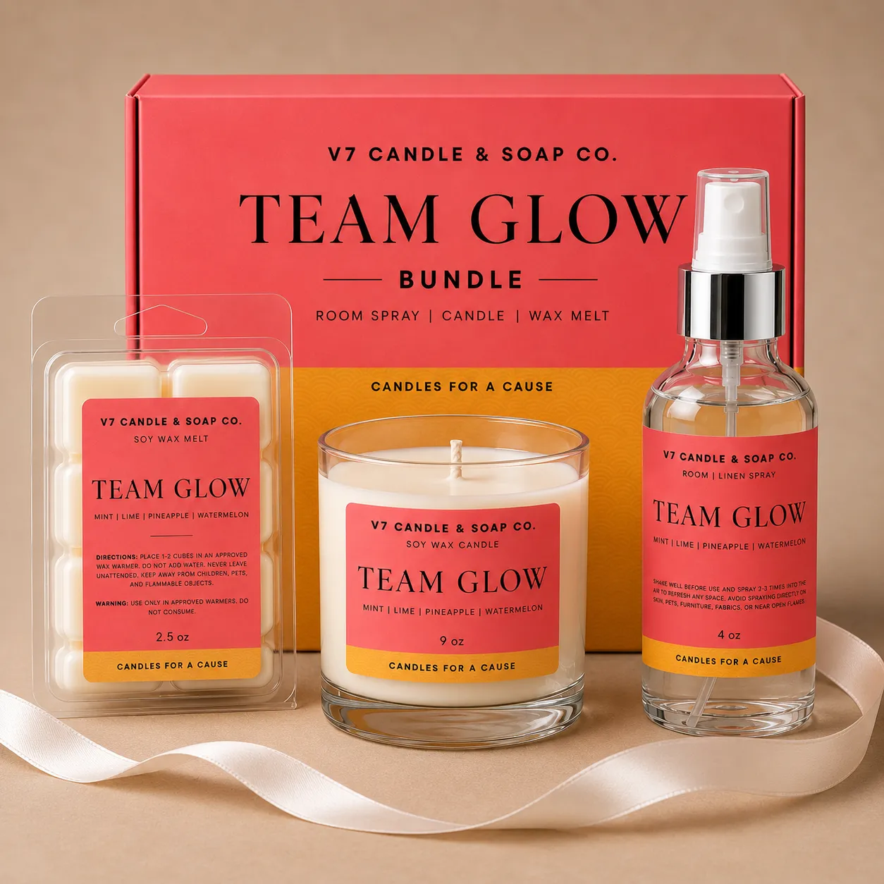 candles from V7 Candle and Soap Co.