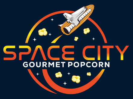 Space City Gourmet Popcorn company logo